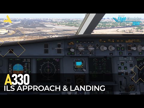 ILS Approach & Landing Tutorial of IniBuilds Airbus 330 in MSFS 2024 | A Beginners Guide