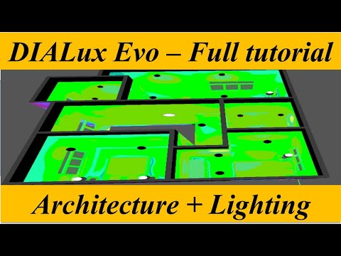 DIALux Evo Basic Tutorial For Beginner 2021