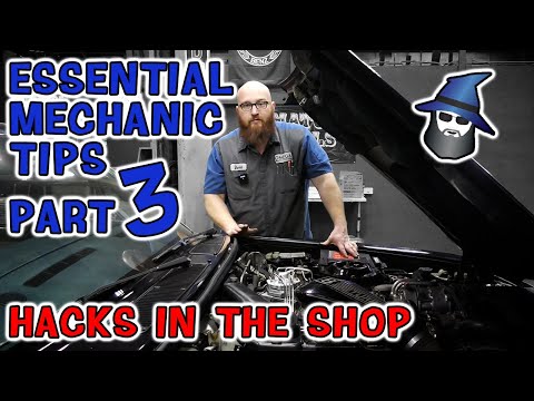 Part 3: The CAR WIZARD shares 10 Crazy Easy Shop Hacks that will make your wrenching so much easier!