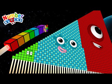 Numberblocks Step Squad 7 to 1540 - Numberblocks Ways to Leave the Planet 🚀