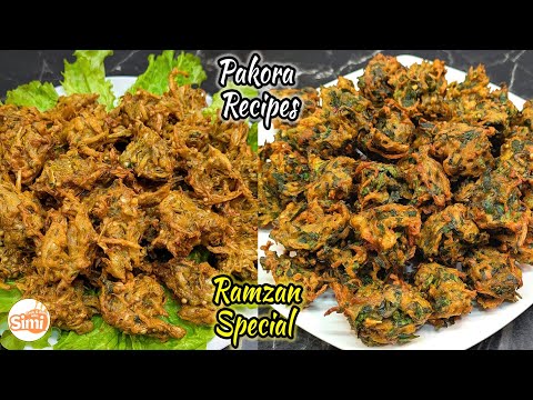 Ramadan Special Pakora Recipes | Aloo Palak Pakora Recipe | Cabbage Pakora Recipe | Iftar Recipes