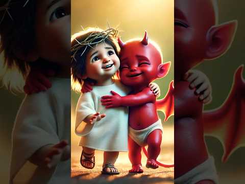 Jesus and Davil are so cute #edit #shorts #fe #devil #jesus