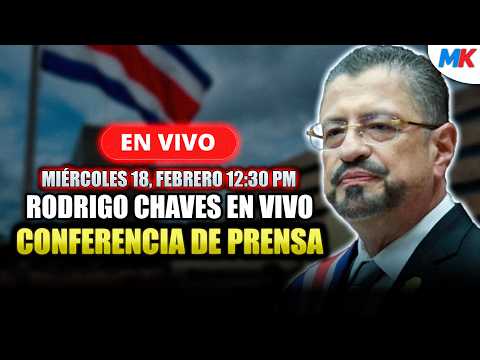 🚨 Conferencia de Rodrigo Chaves HOY: anuncios clave y novedades para el país