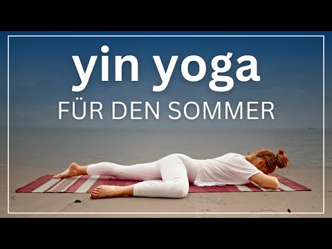 Soothing Yin Yoga for the summer with the sound of waves 🌊