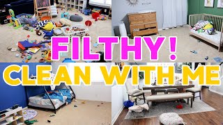 FILTHY HOUSE CLEAN WITH ME 2021! SPEED CLEANING MOTIVATION! COMPLETE DISASTER CLEANING ROUTINE