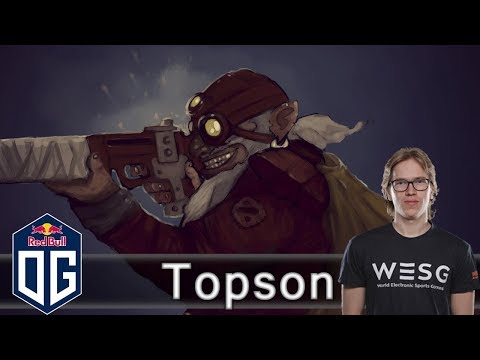 OG.Topson Sniper Gameplay - Ranked Match - OG Dota 2.