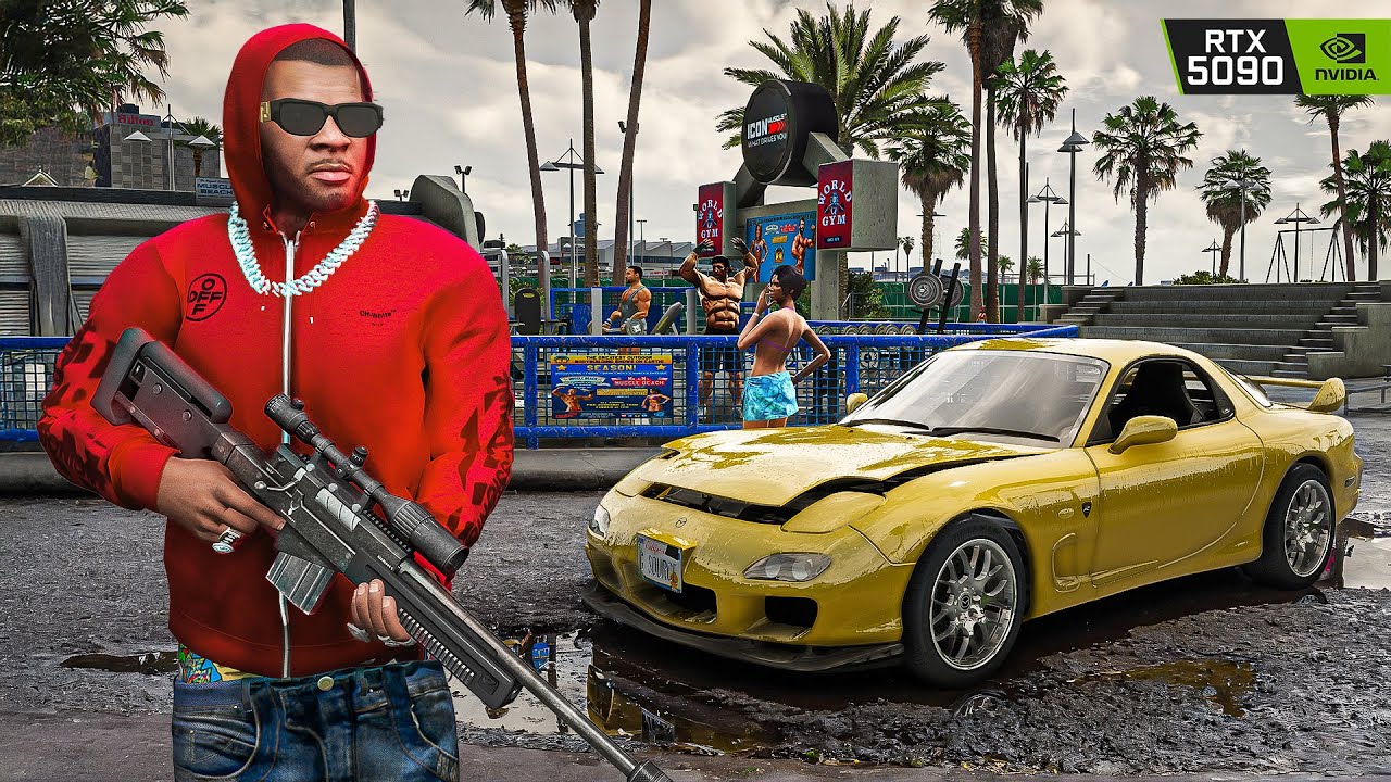 GTA 5 'Multi Target Assassination' Mission 8K Gameplay | RTX 5090 Remastered Graphics MOD