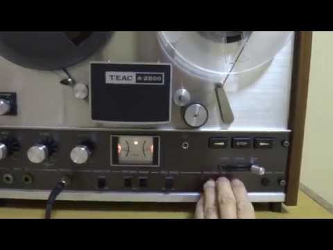 TEAC Reel To Reel A -2500 / Wow and Flutter Measurement