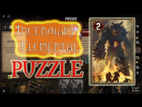 Thronebreaker The Witcher Tales Born Of Fire (Incendiary Elemental) Puzzle