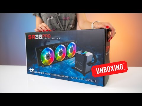 InWin SR36 Pro 360MM Liquid CPU Cooler | Unboxing & Closeup Shots