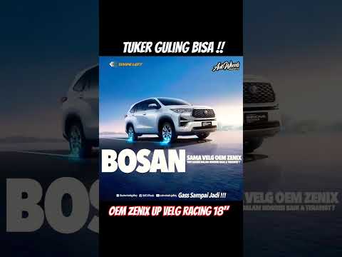 Ganti velg tanpa kocek kantong  Tukar Guling Bisa !! #awg18_h5 best promo Toyota #innovazenix #zenix