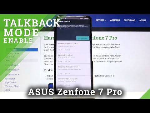 How to Enable Talkback in ASUS Zenfone 7 Pro – Talkback Mode