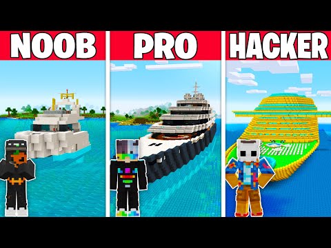 NOOB vs PRO vs HACKER: DEVASA YAT YAPI KAPIŞMASI! - Minecraft