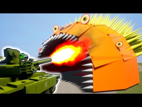 LEGO SLUG MONSTER CAN NOW EAT BUILDINGS! | Funny Brick Rigs Gameplay