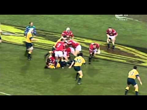 Jason Robinson Try for the Lions versus Australia 2001