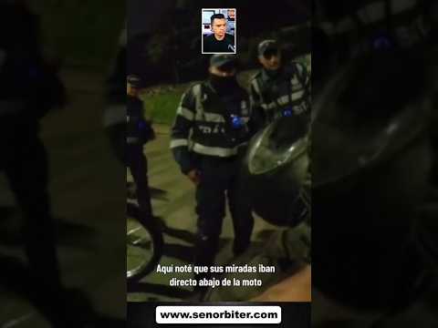 Querían MULTAR a Motociclista en procedimiento de TRÁNSITO por tener el exhosto así y pasó esto