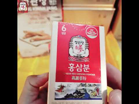 Video Chi Tiết Bột Hồng Sâm Cheong Kwan Jang Hàn Quốc 90gam