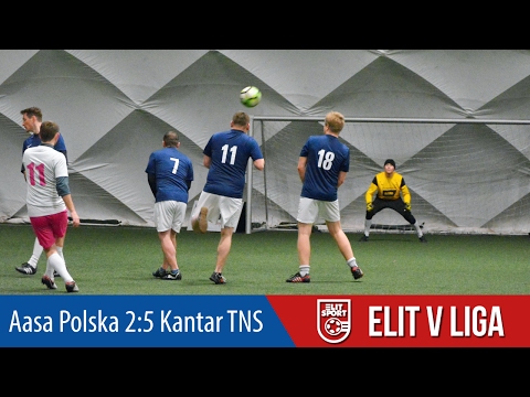Aasa Polska 2:5 Kantar TNS - ELIT V Liga ZIMA 2017