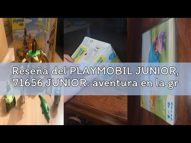 Vídeo relacionado con PLAYMOBIL JUNIOR, 71656 JUNIOR: aventura en la granja con tractor, remolque y animales , de 1 a 4 años