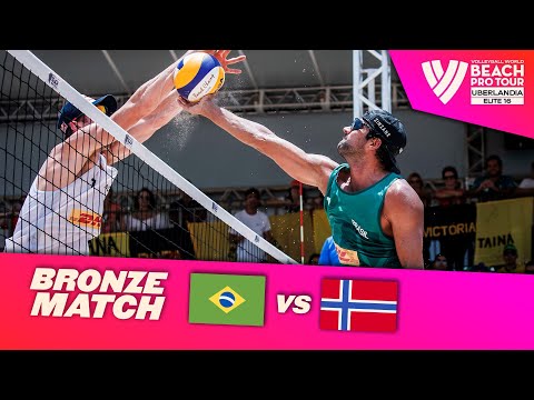 Renato/Vitor Felipe vs. Mol, A./Sørum, C. - Bronze Match Highlights Uberlândia 2022 #BeachProTour