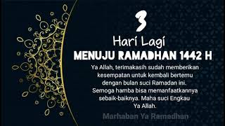 Download lagu 3 Hari Menuju Ramadhan 1442 H || Menghitung Mundur Ramadhan 2021 mp3