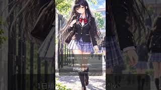 【四季の彼女】2026年10月1日(木)No.915 木漏れ日の校門、笑顔で待つ彼女🤗。🌿✨ #四季の彼女 #Shorts