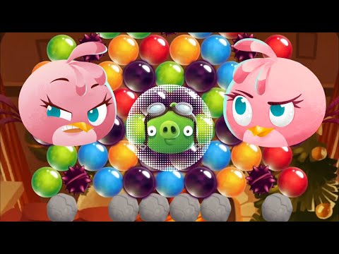 AB POP Angry Birds Level 437-440 game play hard level Win Win with high score!