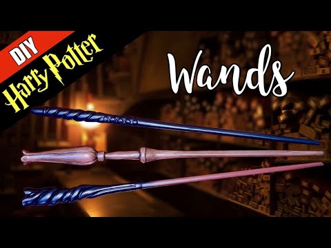 ⚡️Harry Potter DIY: Wands - Ginny Weasley, Neville Longbottom, Luna Lovegood
