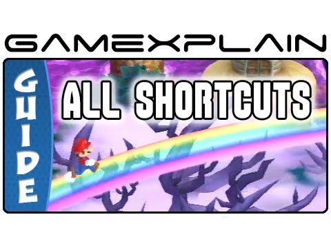 Every Secret Shortcut World Exit in New Super Mario Bros. U - Guide & Walkthrough