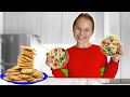 Amelia & Avelina bake cookies for granny
