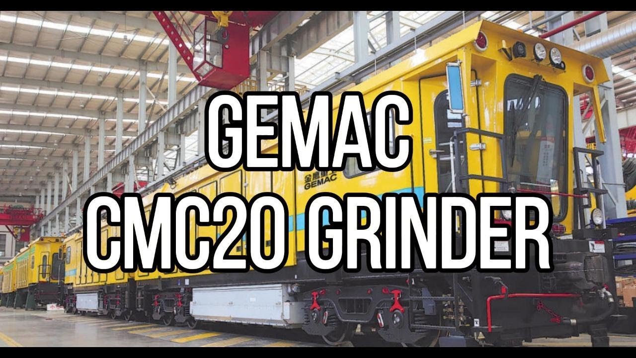 GEMAC CMC20 rail grinder video