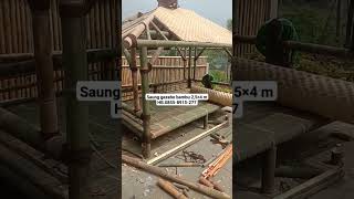 Download lagu bikin gazebo bambu lagi guys di sukabumi.  #gazebo #gazebobambu #saungbambu #gazebotaman mp3