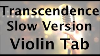 Transcendence by Lindsey Stirling on Violin (Slow)