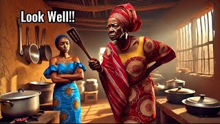 Her Mother Would Not Stop Dragging Her Back Until Death Came & Then A Wolf Came... #africantales