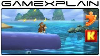 Donkey Kong Country Returns: Blowhole Bound 2-6 (Puzzle Pieces, KONG Letters Guide, Walkthrough)