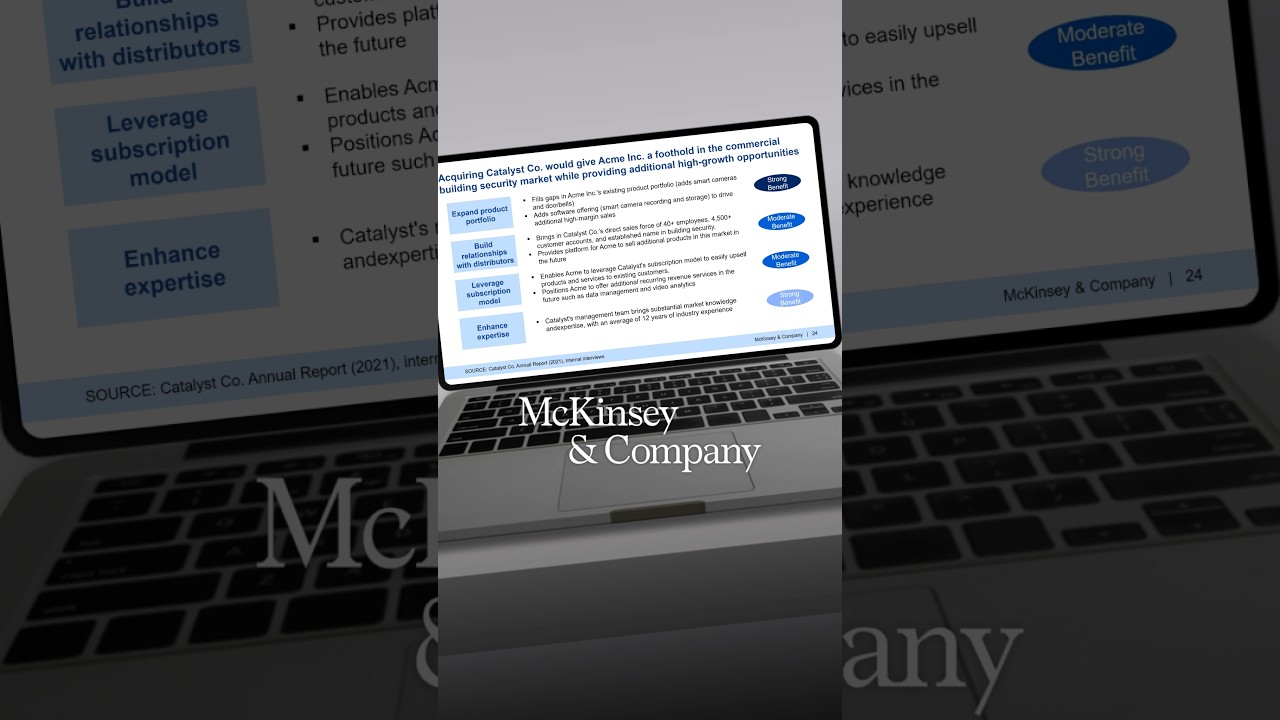 McKinsey Slide Redesign #powerpoint #ppt #design #consulting