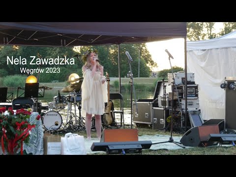 Miasto Węgrów. Nela Zawadzka - występy nad Zalewem w Węgrowie z dn 24.06.2024 r.