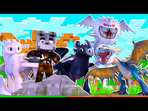 Minecraft : COMO TREINAR SEU DRAGÃO - O NOVO FILME DO NOVO MUNDO DE DRAGÕES DO BANGUELA! Ep. 1?