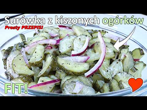 Surówka z ogórków kiszonych, która rządzi obiadem - Najlepszy przepis na surówkę!