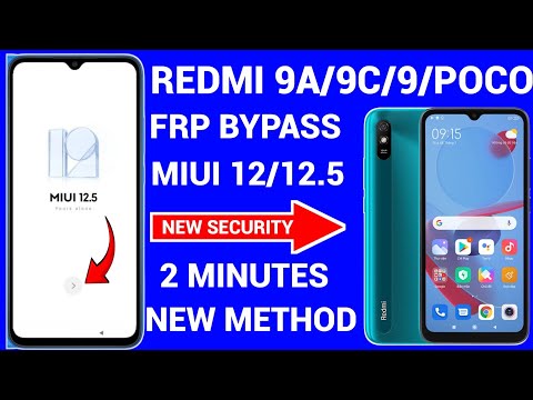 Redmi 9A Frp Bypass Miui 12 | Redmi 9A Google Account Bypass | Mi 9A Google Id Remove | Poco