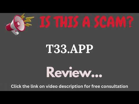 T33.app Review: THIS IS A SCAM? (T33.app)