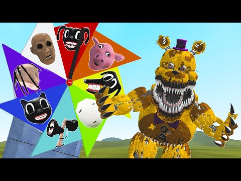 Who would WIN? FNAF or Trevor Henderson (Garry's Mod)