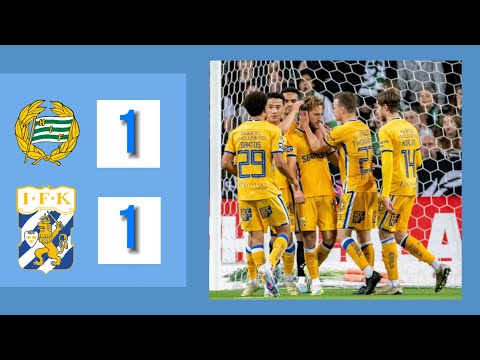 Hammarby mot IFK Göteborg 1-1 | höjdpunkter