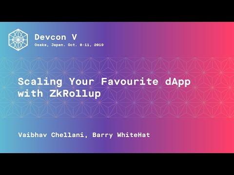 Scaling your favourite dapp with ZkRollup preview
