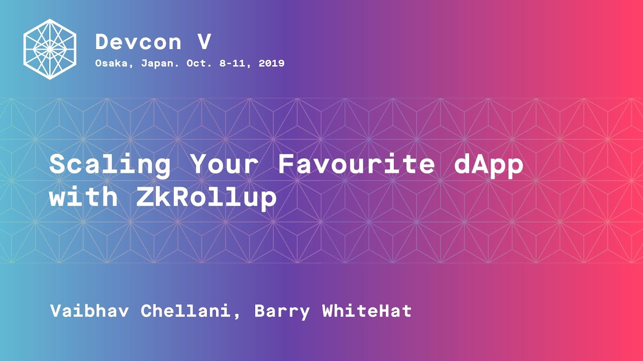 Scaling your favourite dapp with ZkRollup preview