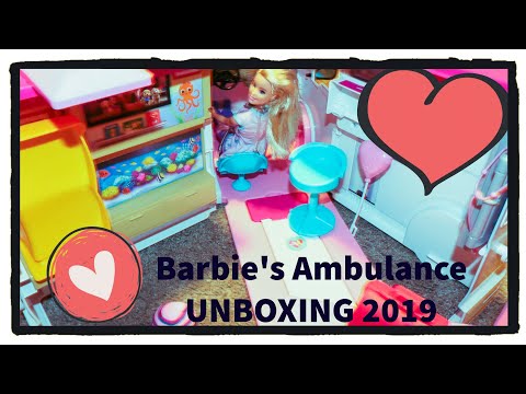 Barbie's Ambulance Care Clinic 2019 (Unboxing)