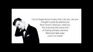 Amnesia - Justin Timberlake (Lyrics) 2013