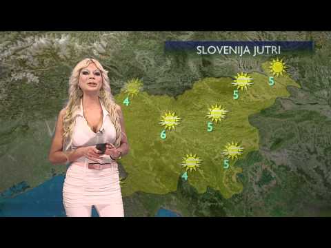 Urška Čepin - vremenska napoved za Slovenijo in Alpe, 6.5.2011