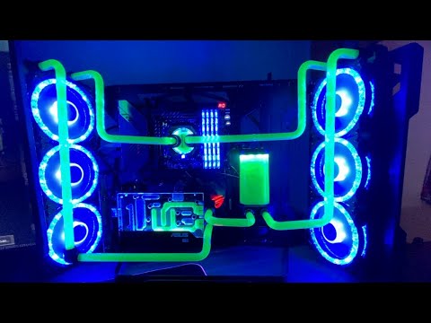PC Gamer Water Cooling A 5500 Euros ! $6000 CLEAN Water Cooled Asus RTX 3070 Gaming PC !