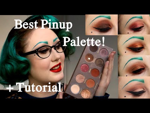 Best Eyeshadow Palette for Pinup Makeup! Zoeva Cocoa Blend + 5 Look Tutorial